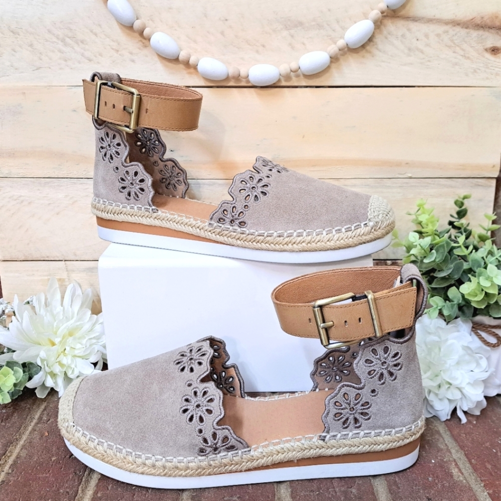 🎀 NWOT •Size 9• Brixie Espadrille Wedge Sandal •Crown Vintage• Women's